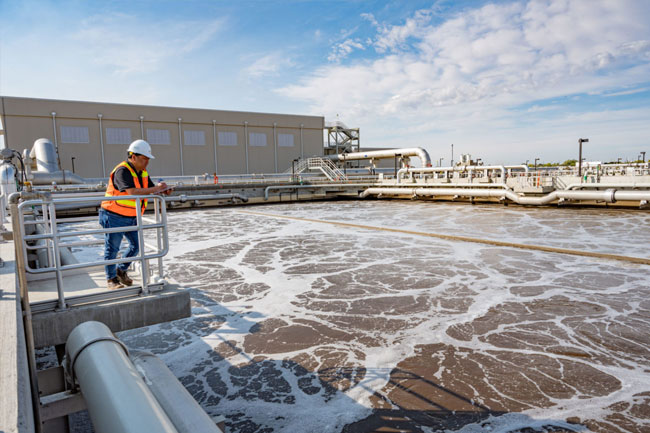 Industrial recycling water