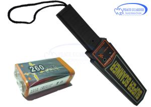 Quality 356g Portable Metal Detector Wand 9V Fold Battery LED / Audio Alarm For Body Search wholesale