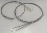 Coiled CPAP Cleaning Brush / Flexible Pipe Cleaning Brush Stainless Steel Handle