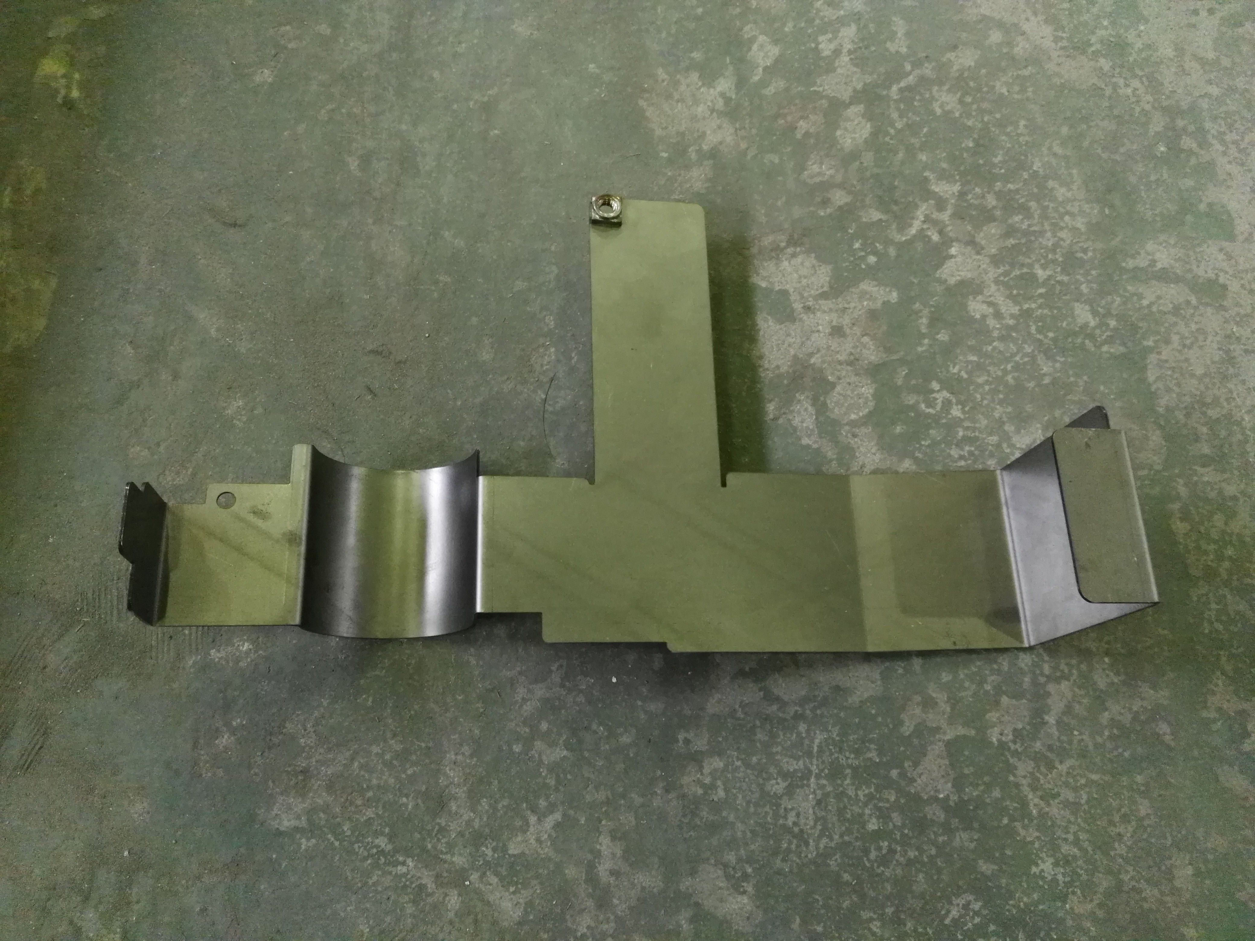 Welding Sheet Metal Stamping Process Parts With Logo Engraving / Stainless Steel Plate