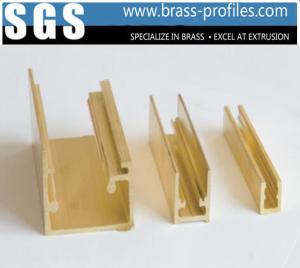 Quality Copper Alloy Extrusion Window Frame Special Brass Window Sections wholesale