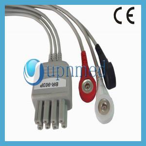 Quality Nihon Kohden BR-903P ecg cable,snap,IEC wholesale