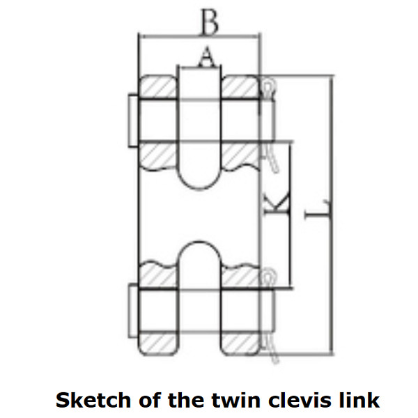 2.1T - 7.48T Drop Forged Master Link Galvanized Twin Clevis Link ISO