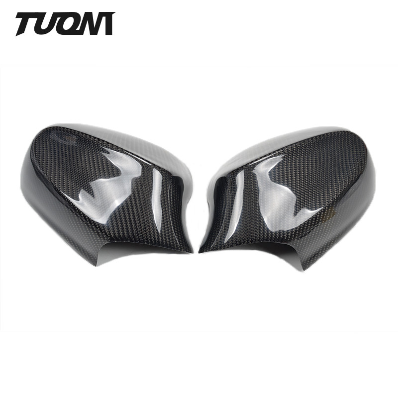 Mercedes Benz Carbon Fiber Mirror Cover Side Rear View Mirror Trim Protect Covers