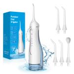 Cordless Travel Home Electric Dental Water Flosser with Rechargeable Battery and