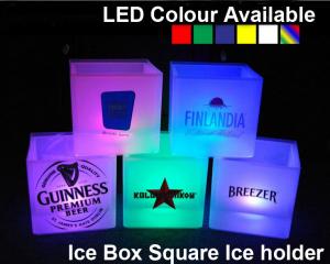 Quality LED Ice bucket ice box ice barrel plastic cooler box wholesale