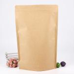 food grade kraft paper bag Kraft standing zipper bag zipper kraft bag