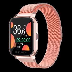 Quality business smart watch MT28 Digital Smart Watch Wrist Watch Waterproof Smartwatch Body Temperature Forehead Thermometer On wholesale