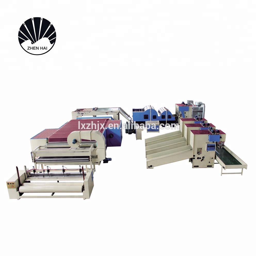 Glue Free Wadding Fiber Sheet Fleece Making Machine