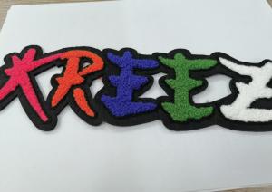 Quality Towel Heat melting Embroidered Sew On Labels Garment Washable Patches wholesale