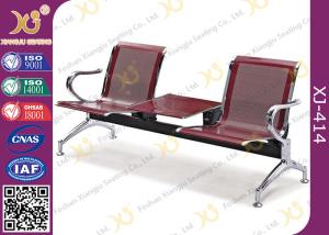 Quality Polish Finish Upholstered Public Waiting Chairs For Government Seat Area wholesale