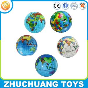 Quality wholesale printed inflatable world map ball for kids wholesale