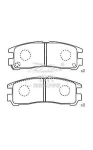 Quality OEM SFP000929 land rover brake pad Lucas Girling Braking System wholesale