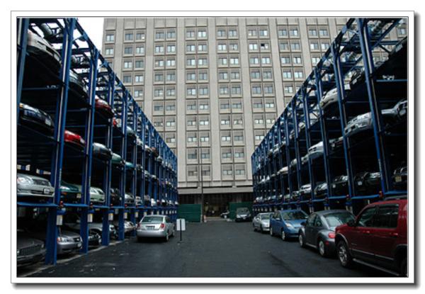 Four Post Parking Lift 3-5 Floors/ Four Post Car Parking Lift multi-level