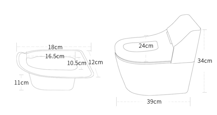 Eco Friendly PP Baby Potty Toilet Trainer with EN-71 Certification and Lightweight Design