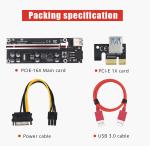 PCI Express 009S Plus Pcie Riser Cards 1x 16x USB3.0 Extension