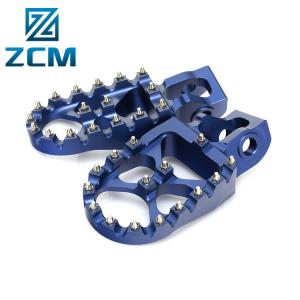 Quality STEP IGS Drawing CNC Auto Parts Aluminum Footpegs 210mm Length wholesale