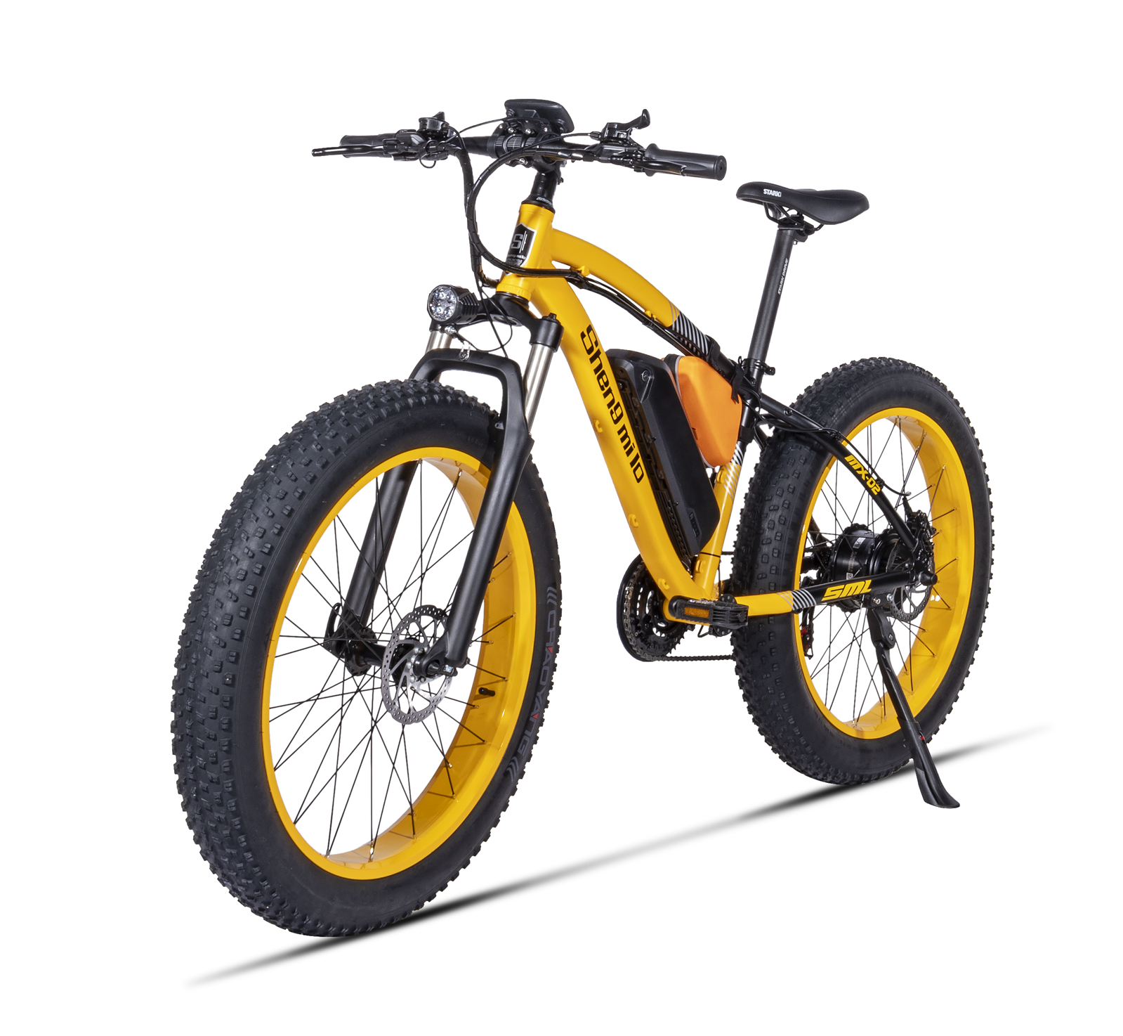 26" Wheel Size Electric Full Suspension Fat Bike with 21 Speed Gears and LCD Display