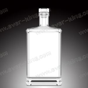 Quality Customization Screen Printing 375ML Glass Liquor Bottles wholesale