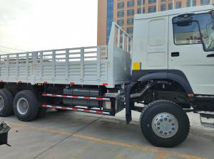 Quality Howo Full Drive Cargo Box Truck 400 HP 4 Axle wholesale