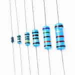 1W 2W 3W Metal film Resistance 0.22R 1% Five color ring resistor Spot supply