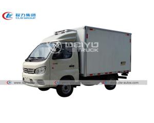 Quality Foton Mini Refrigerator Freezer Truck Freezer Van Food Medical Transport wholesale