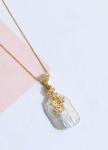 Women Natural Baroque Pearl Necklace Earring Classic Weddings Jewelry Chains