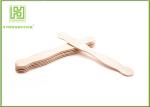 Birch Wood Depilatory Wax Stick , Disposable Eyebrow Wax Stick For Women