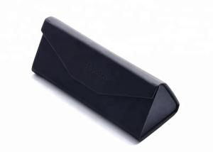 Quality Carbon Fiber Leather Eyeglass Case , Leather Sunglass Case Customized Color wholesale