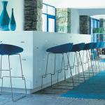 Metal Leg FRP High Bar Height Chairs