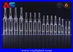 Custom 15ml / 30ml Small Glass Vials With Dropper Flip Off Lids And Crimpers