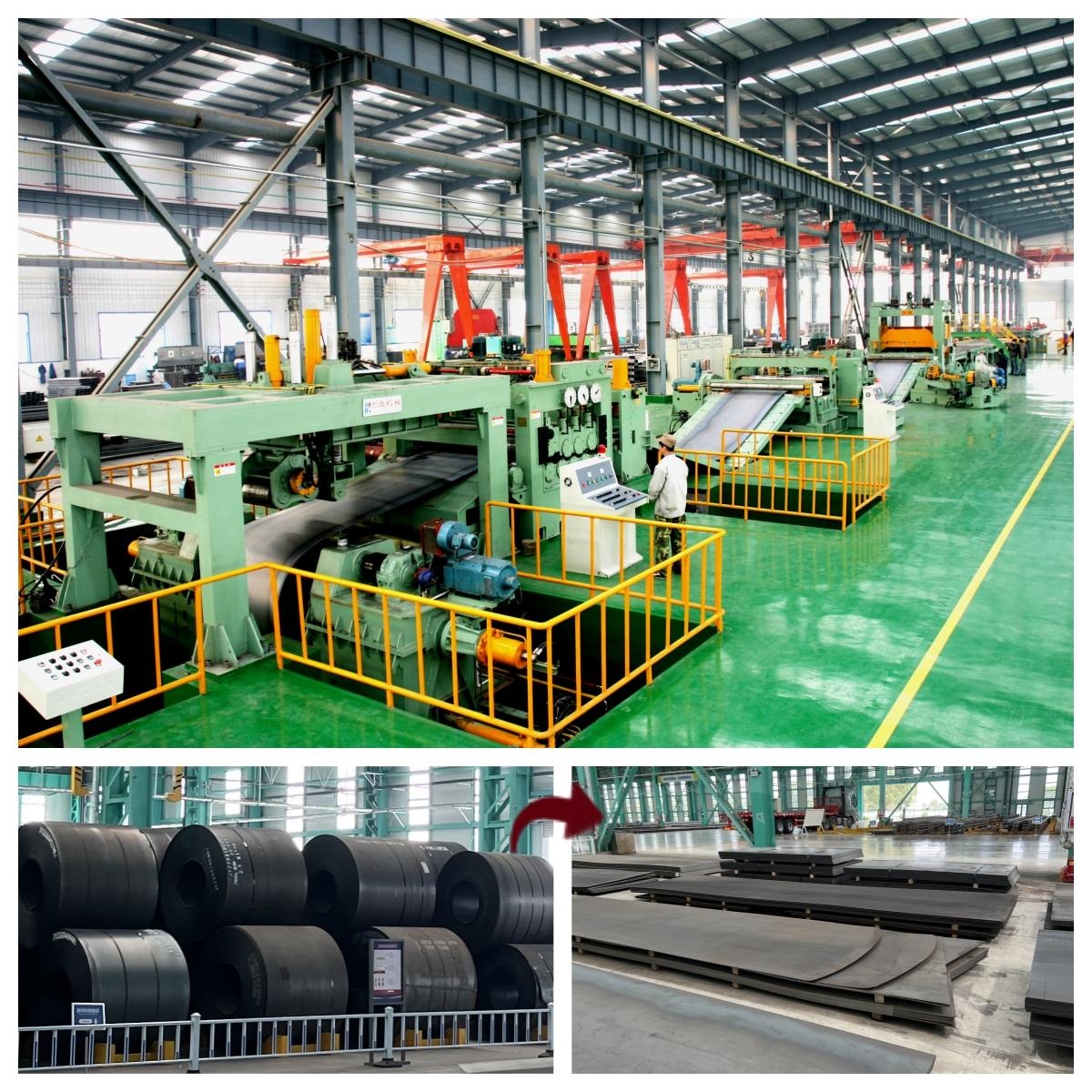 380v Voltage Metal Sheet Flattening and Cross Cutting Machine with Coil Straightening