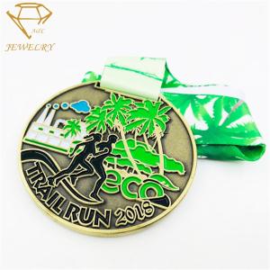 Quality Casting Color Enameled Athletic OEM ODM Running Race Medals wholesale