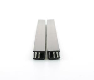 Quality Flexible PVC Rigid Extrusion Black and White Profiles Channel wholesale