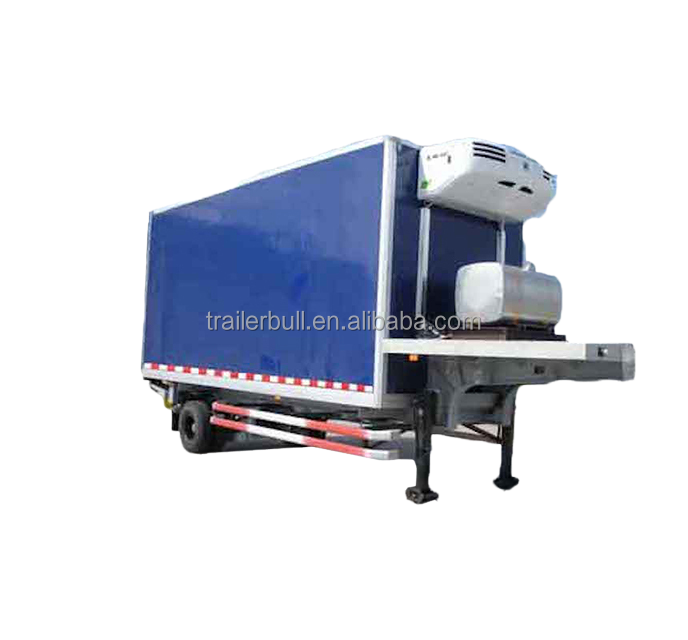 30ft Single Axle Chill and Frozen Truck Trailer with Thermoking Refrigeration Units