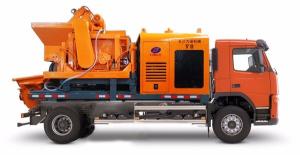 Quality 30m3/H 8Mpa Truck Mounted Diesel Concrete Mixer Pump wholesale