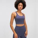 Low Price High Quality Custom Logo Y Back Padded Sport Tank Camisoles Workout