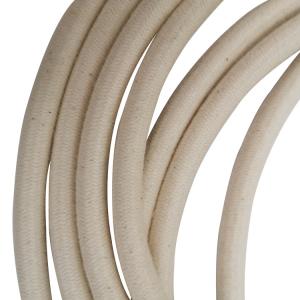 Quality Reusable Pure Cotton Braided Sleeving White Braided Sleeve wholesale