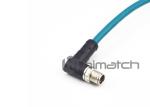 IP67 Waterproof Industrial Ethernet Cable M12 A Code 4P CC Link Durable Cable