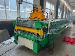 IBR roof sheet and 762 corrugated double layer roll forming machine for South