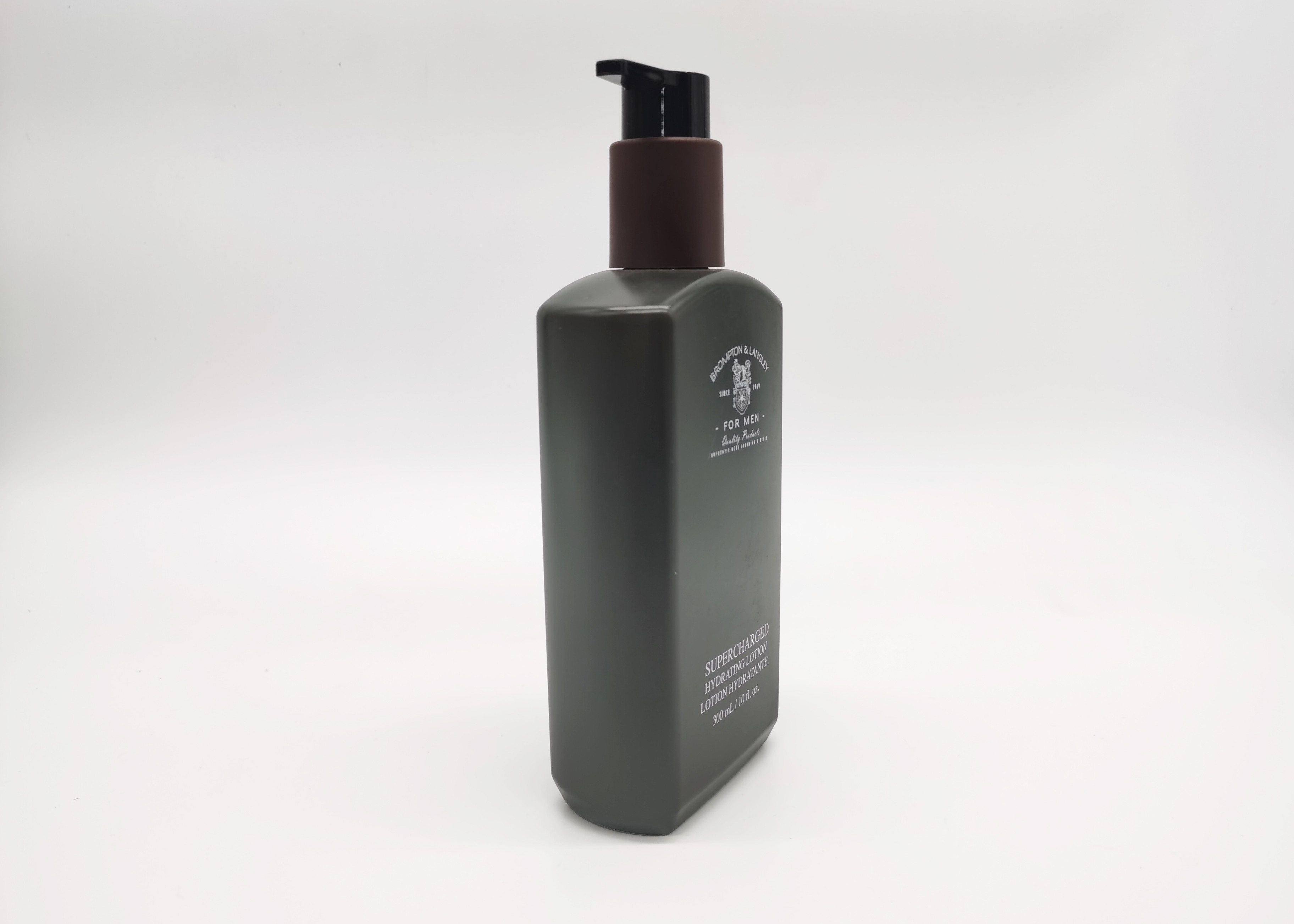 Silk Screen Printing Gradient Black Hdpe Plastic Bottles