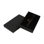 Custom Logo Black Rigid Paper Cardboard Packaging Lid and Base Gift Boxes Custom