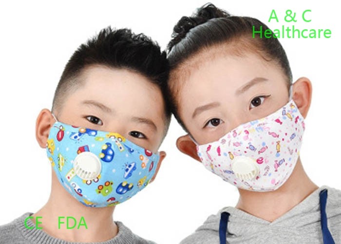 White Kids Surgical Mask With Elastic Earloop Children'S Disposable Face Masks