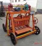 Mobile Diesel Concrete Block Making Machine 4-45 no Electric Concrete Brick