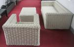 outdoor 9mm half round rattan sofa set