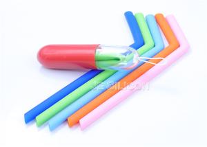 Quality Electrical Insulation Silicone Collapsible Straw Dishwasher Safe Long Use Time wholesale