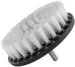 White single cleaning drill brush, drill scrub brush for car cleaning and floor