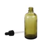 Olive Green Glass Tincture Bottles Essential Oil Glass Dropper Bottles 5ml 10ml