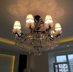 Black iron candle chandelier (WH-WI-03)