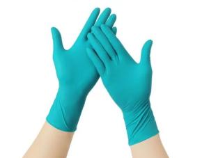 Quality Waterproof Green Nitrile Gloves Disposable Industrial 4g Disposable Food Prep wholesale